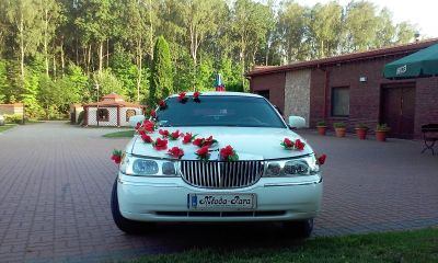 Samochód do ślubu - Białystok biały Lincoln Twon Car 120" V8 4.6l