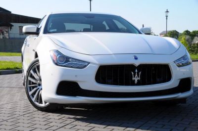 Samochód do ślubu - Kraków biały Maserati Ghibli 