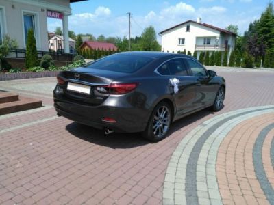 Samochód do ślubu - Kraków brązowy Mazda 6  