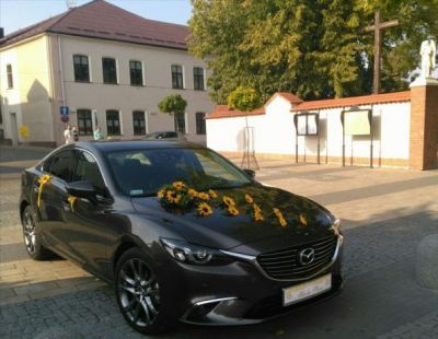 Samochód do ślubu - Kraków brązowy Mazda 6  