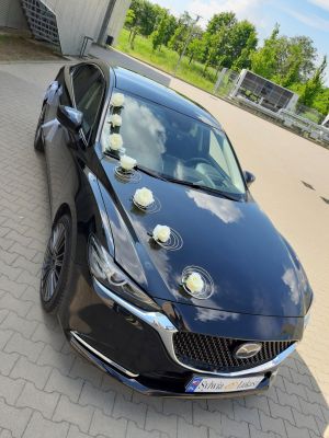 Samochód do ślubu - Batorowo czarny Mazda 6  