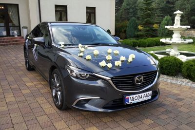 Samochód do ślubu - Kraków szary Mazda Mazda 6 2488