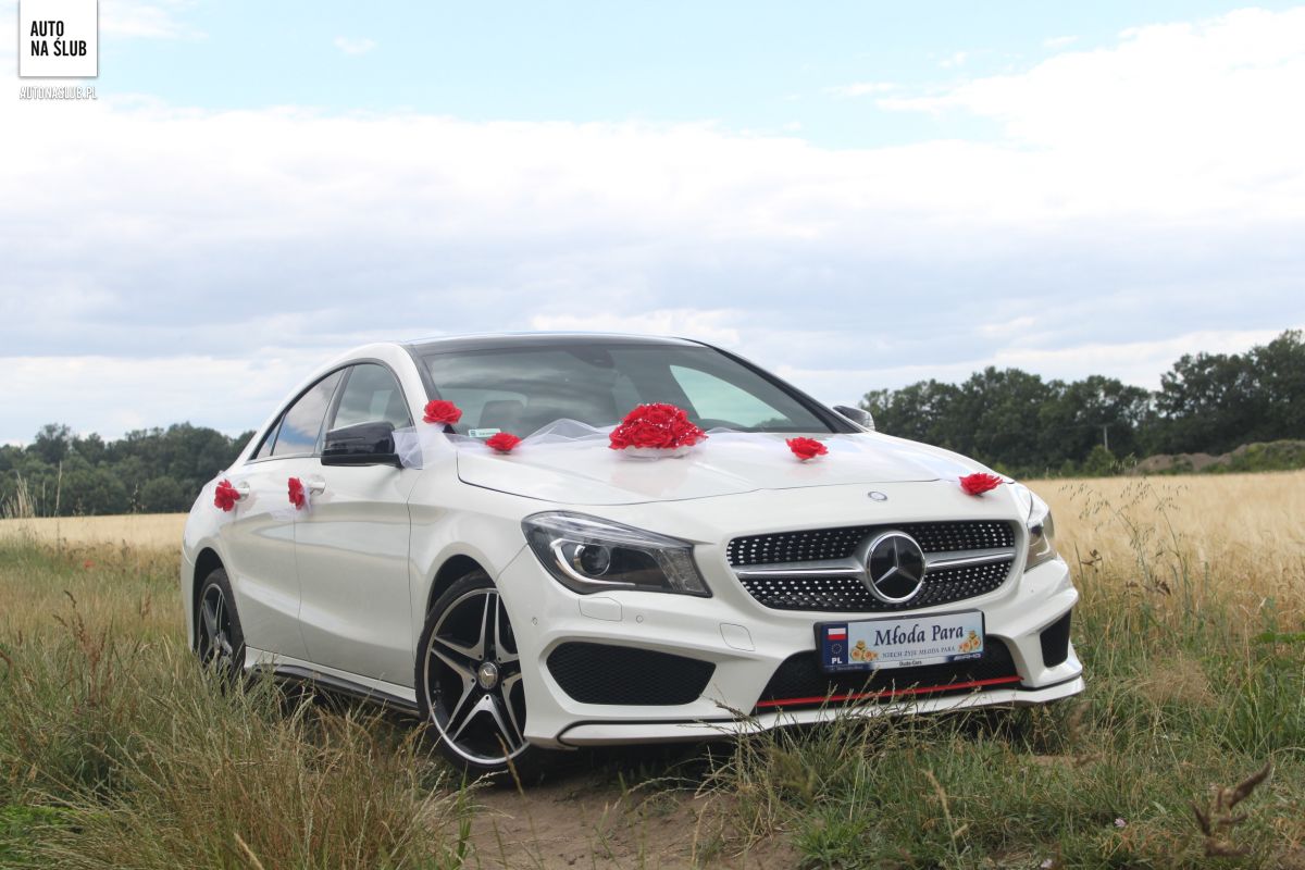 MercedesBenz CLA Auto do ślubu, samochód do ślubu