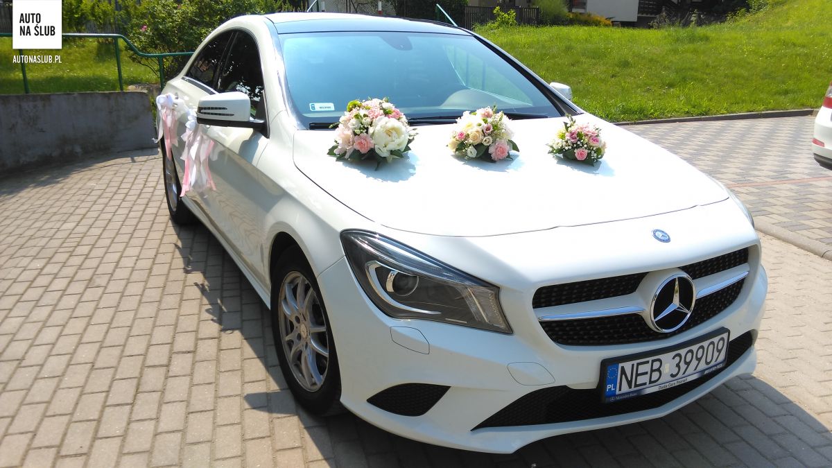 MercedesBenz CLA 200 Auto do ślubu, samochód do ślubu
