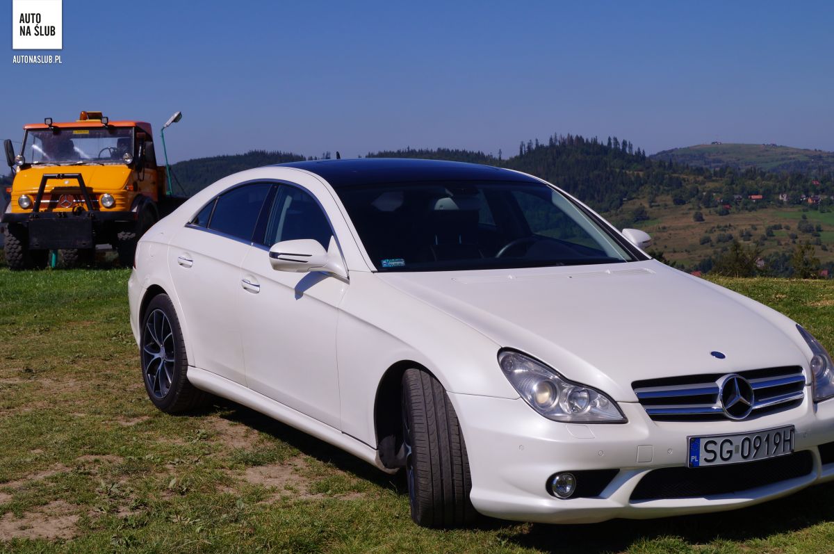 MercedesBenz CLS 3.0 Auto do ślubu, samochód do ślubu