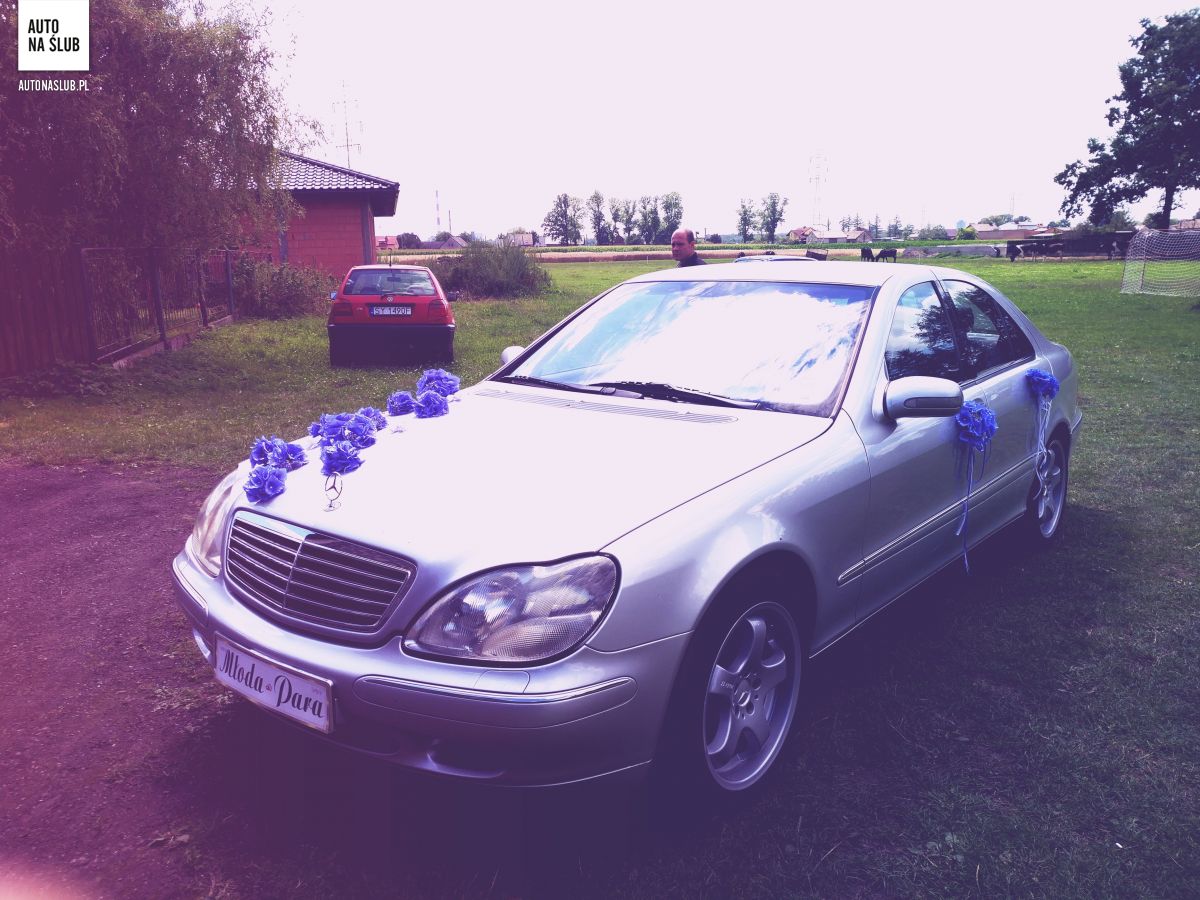 MercedesBenz W220 Auto do ślubu, samochód do ślubu