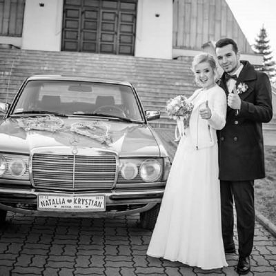 Samochód do ślubu - Chronów niebieski Mercedes-Benz w123 2.4