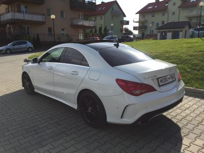 Samochód do ślubu - Kraków biały Mercedes-Benz CLA 250
