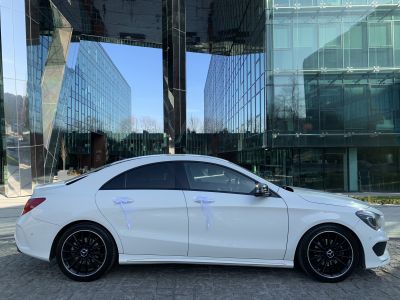 Samochód do ślubu - Kraków biały Mercedes-Benz CLA 