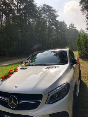 Samochód do ślubu - Zgierz biały Mercedes-Benz GLE 