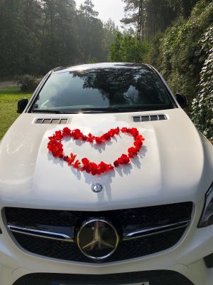 Samochód do ślubu - Zgierz biały Mercedes-Benz GLE 
