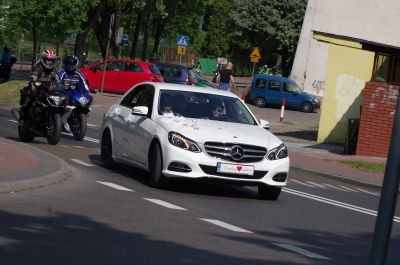 Samochód do ślubu - Lublin biały Mercedes-Benz E klasa w212 AMG