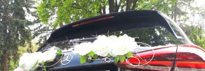 Samochód do ślubu - Białystok czarny Mercedes-Benz A Klasa 