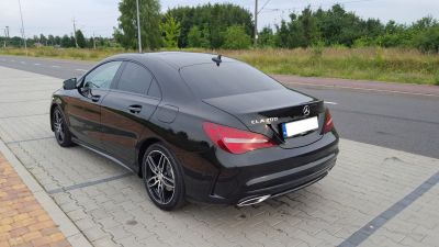 Samochód do ślubu - Wieruszów czarny Mercedes-Benz CLA 