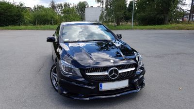 Samochód do ślubu - Opole czarny Mercedes-Benz cla amg 250