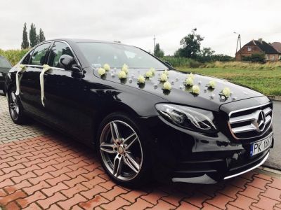 Samochód do ślubu - Nowe Skalmierzyce czarny Mercedes-Benz E-KLASA 