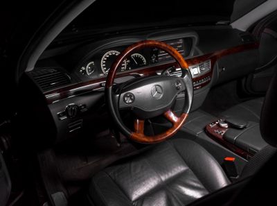 Samochód do ślubu - Gdynia czarny Mercedes-Benz S450 4-matic Long 