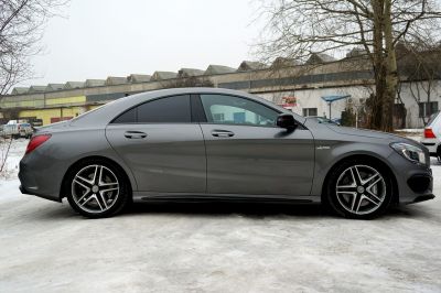 Samochód do ślubu - Warszawa szary Mercedes-Benz cla amg 360 KM