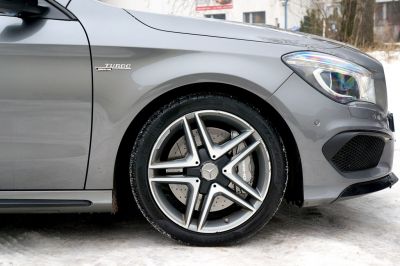 Samochód do ślubu - Warszawa szary Mercedes-Benz cla amg 360 KM