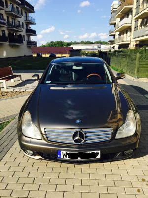 Samochód do ślubu - Warka złoty Mercedes-Benz CLS 3,0