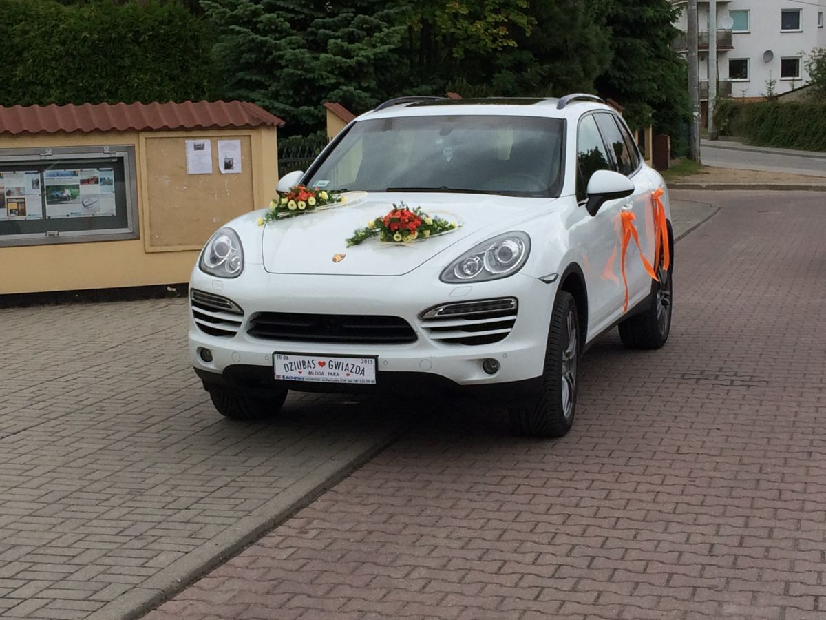 Porsche Cayene 3 Auto do ślubu, samochód do ślubu
