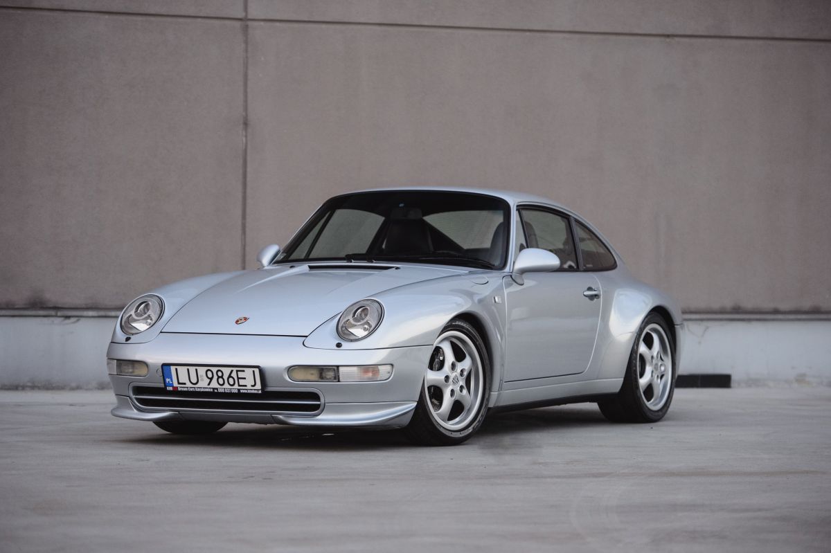 Samochód do ślubu - Lublin srebrny Porsche 911 993 3.6 Carrera