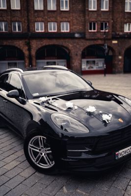 Samochód do ślubu - Katowice czarny Porsche Macan 2.0