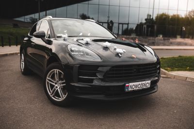 Samochód do ślubu - Katowice czarny Porsche Macan 2.0