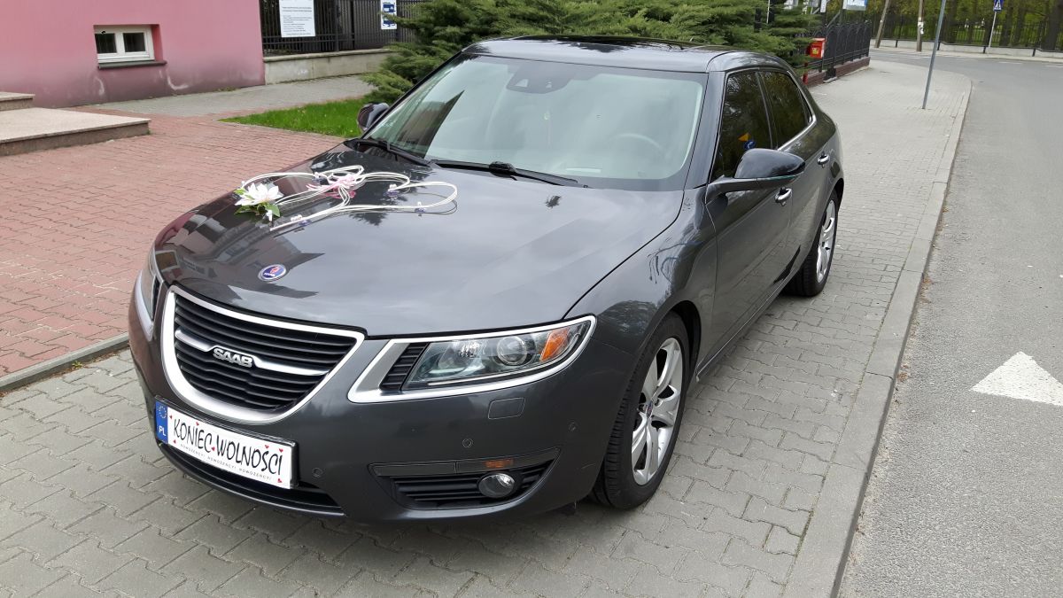 Samochód do ślubu - Sochaczew szary Saab 9-5 2.0T BioPower