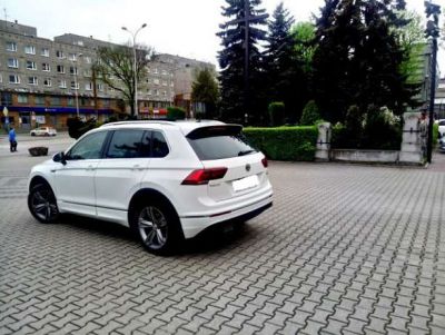Samochód do ślubu - Łódź biały Volkswagen Tiguan R-Line 
