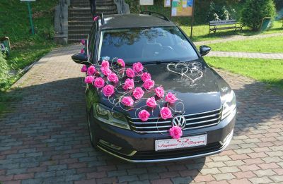 Samochód do ślubu - Zawoja szary Volkswagen Passat  1.8 TSI
