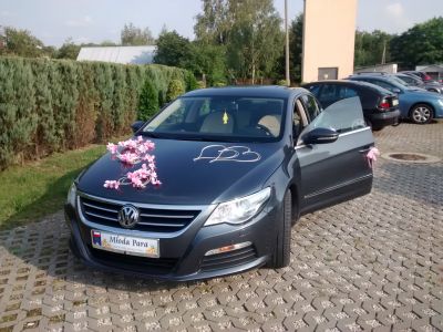 Samochód do ślubu - Włoszczowa szary Volkswagen Passat  CC