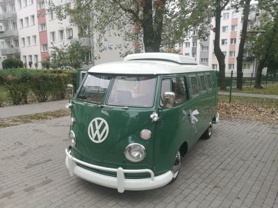Samochód do ślubu - Zielona Góra zielony Volkswagen T1 SO 42 Westfalia  