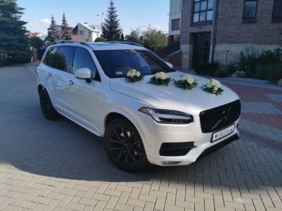 Samochód do ślubu - Białystok biały Volvo XC90 2.0